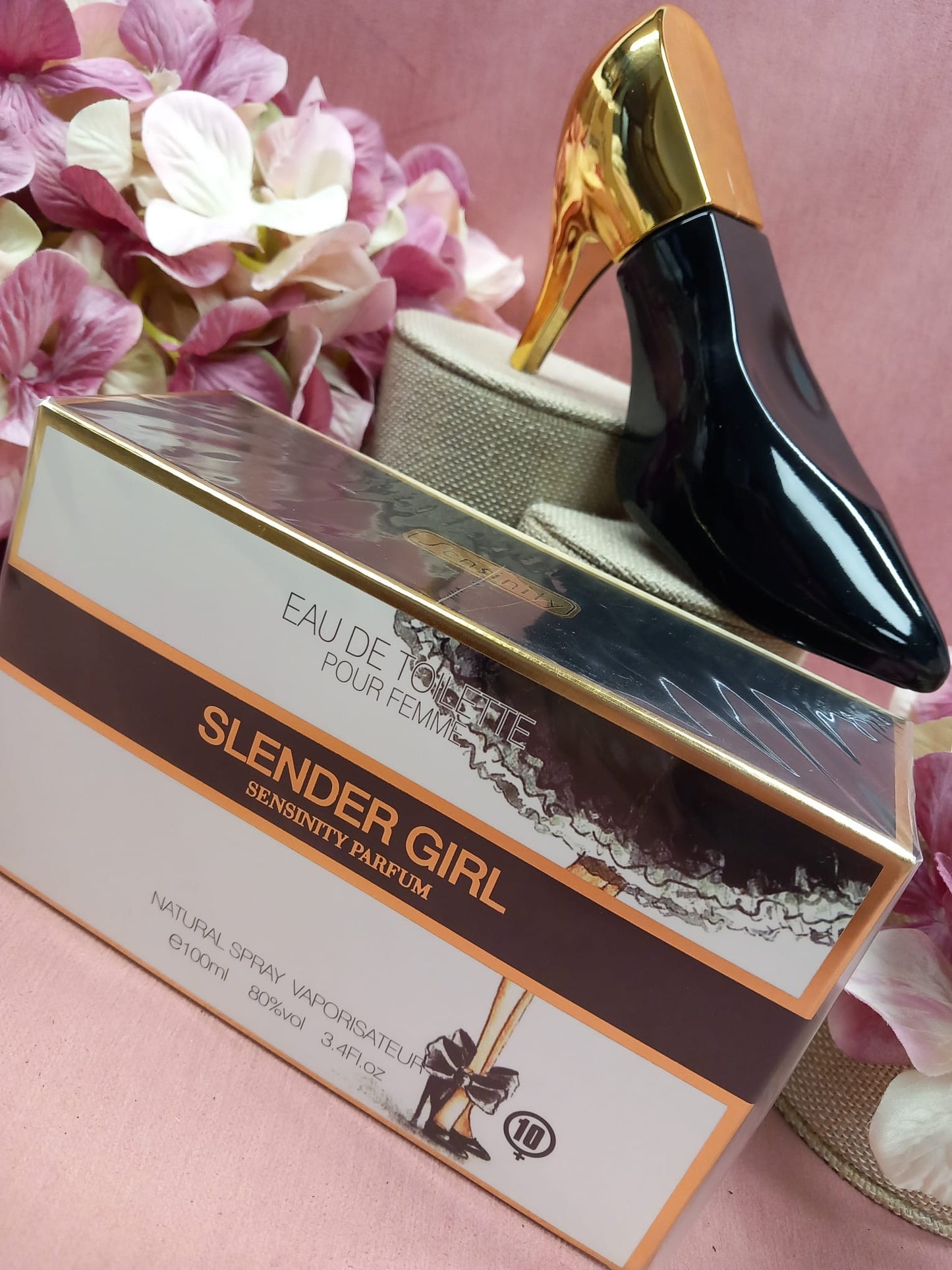 Sensinity Perfume Cologne 100ml from Carolina Herrera's shoe.Slender Girl.