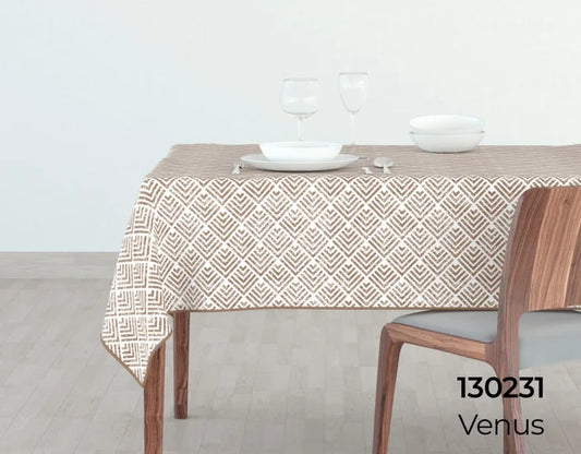 MANTEL ANTIMANCHAS MESA CUADRADA,ENVÍO GRATIS Y PRECIO SIN COMPETENCIA,ÉTNICO Y BEIG NEUTRO.