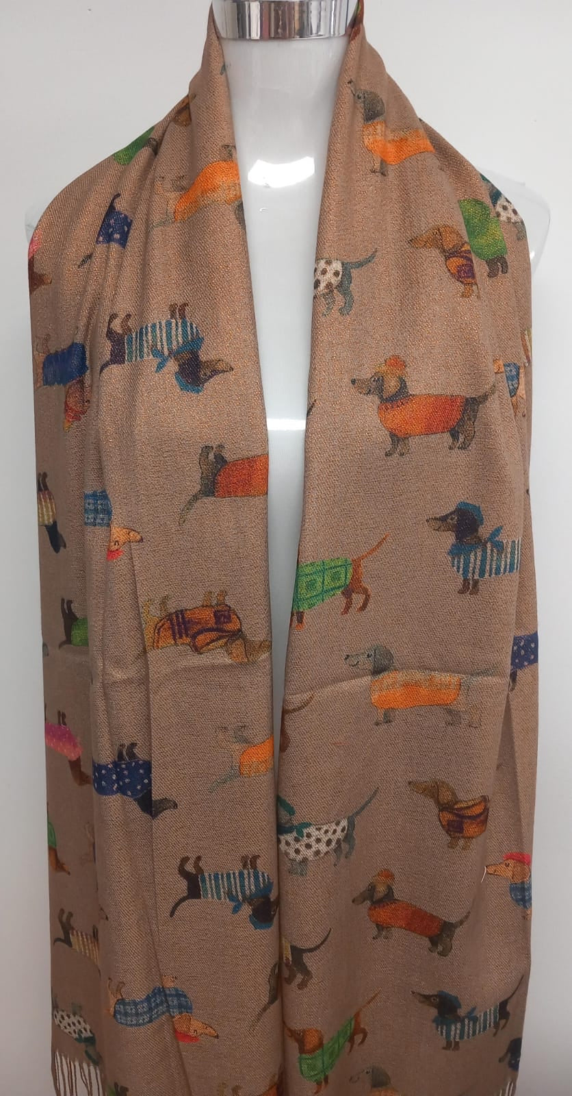 Cute Dogs Reversible Scarf