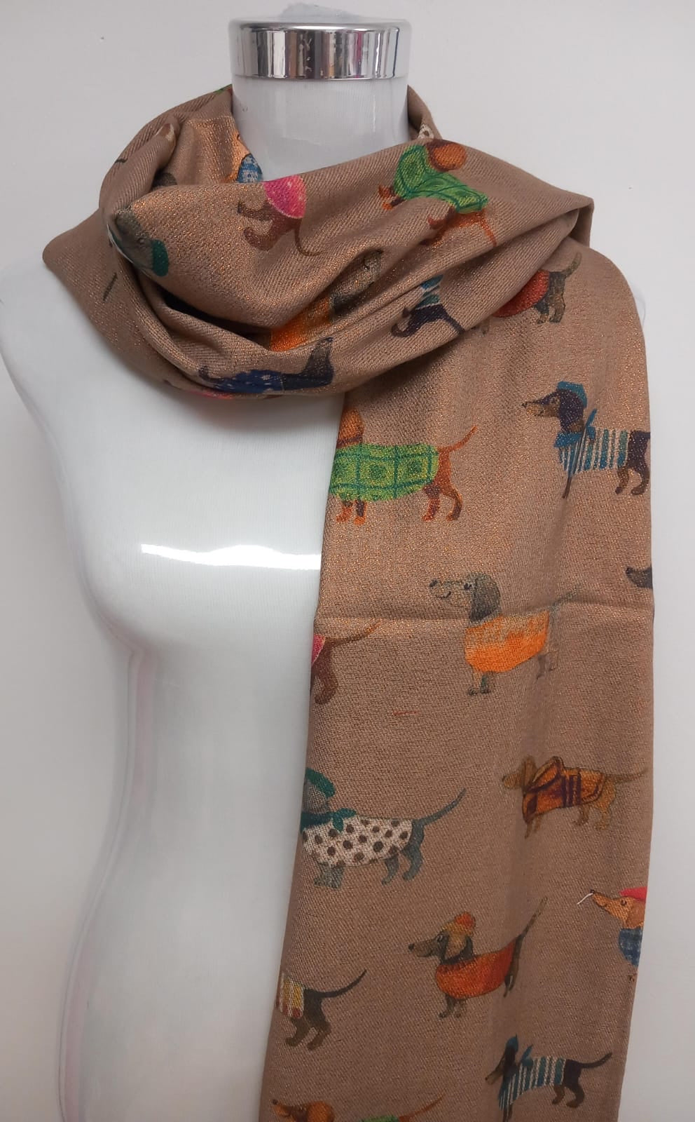 Cute Dogs Reversible Scarf