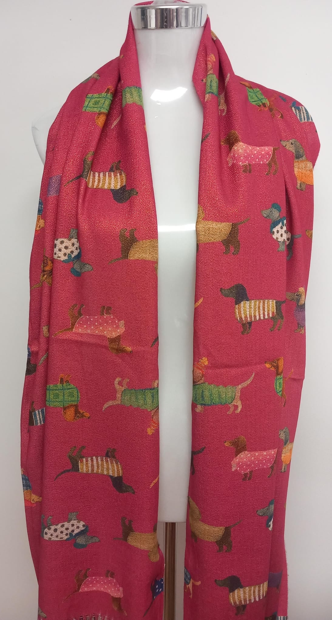 Cute Dogs Reversible Scarf