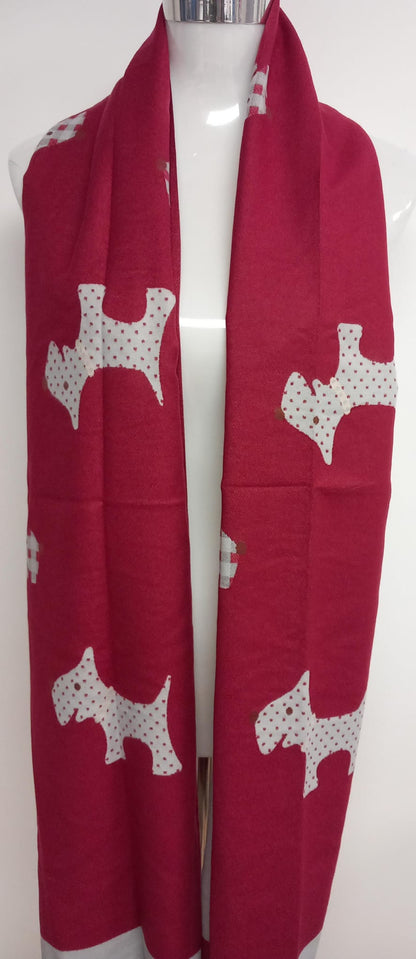 Beautiful Reversible Cashmere dog scarf and elegance.