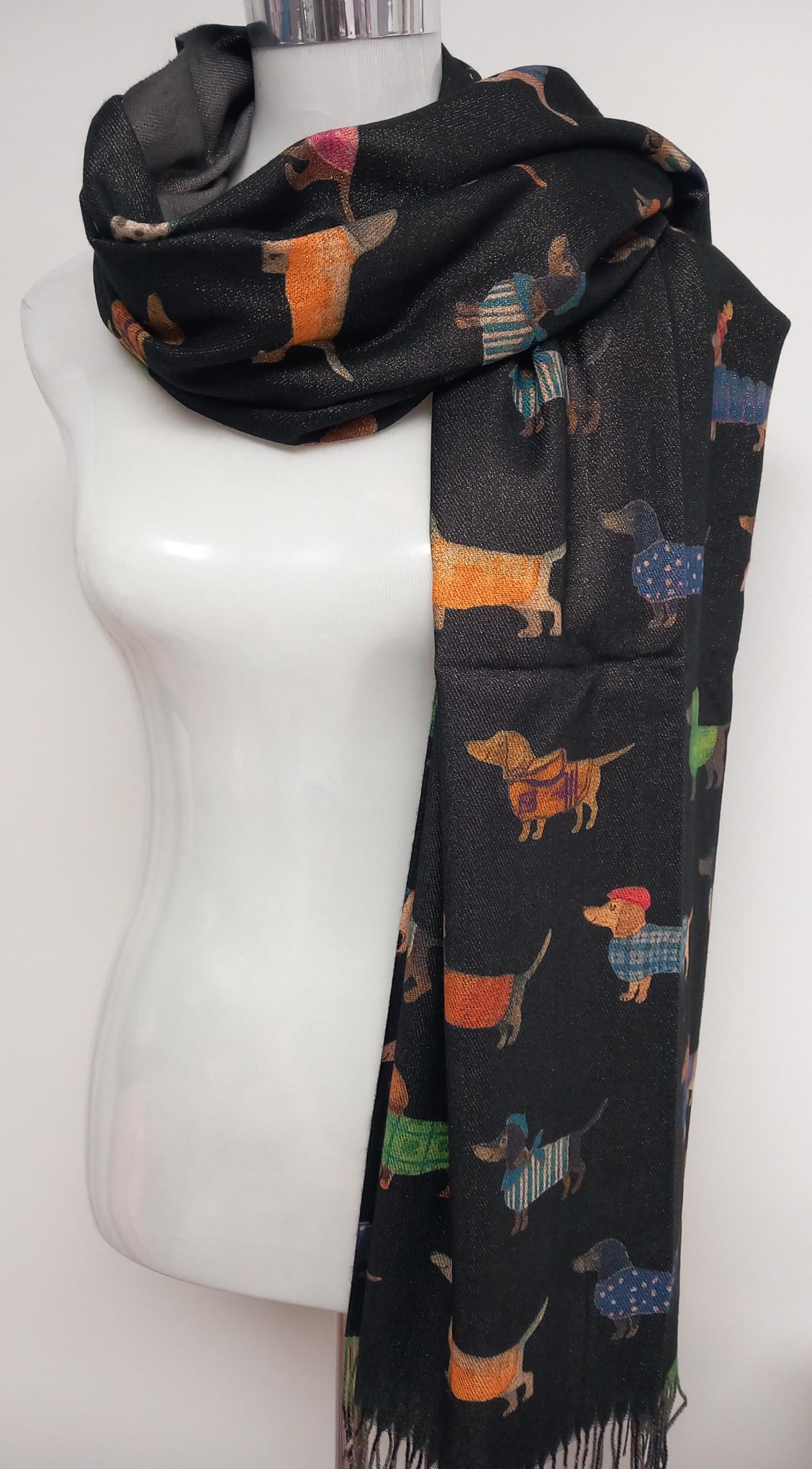 Cute Dogs Reversible Scarf