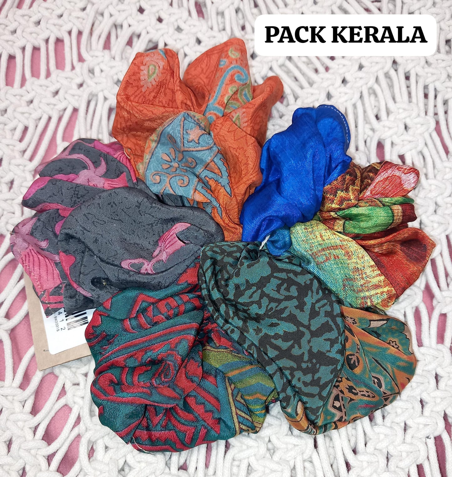 Pack x5 coleteros sedosos saree India.Envío gratis.11.50 € el pack de 5 y es envío gratis.