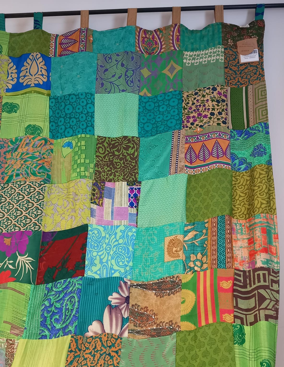 Cortina Bohemia Multicolor A DOBLE CARA.Envío Gratis y precio sin competencia. Modelo ESPERANZA