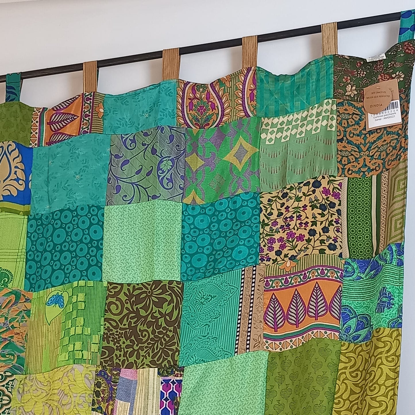 Cortina Bohemia Multicolor A DOBLE CARA.Envío Gratis y precio sin competencia. Modelo ESPERANZA