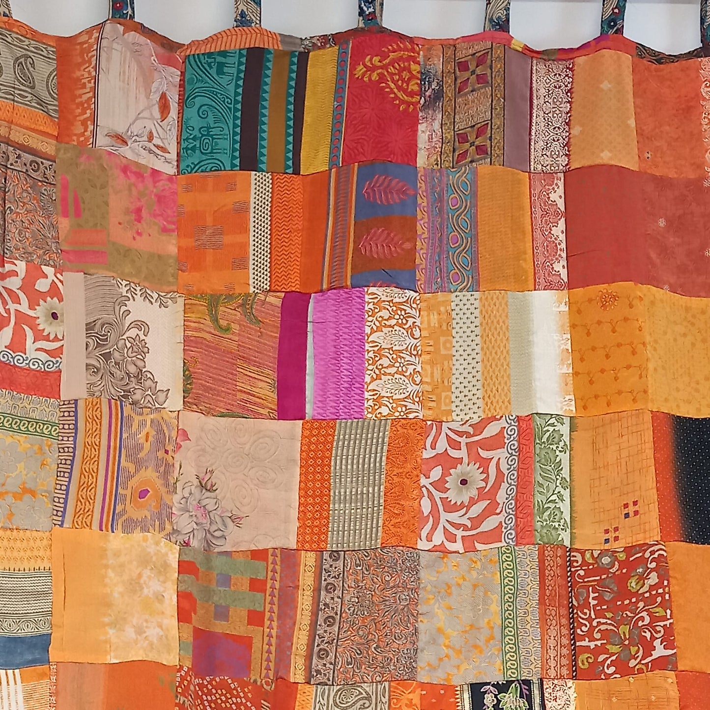 Cortina Bohemia Multicolor A DOBLE CARA.Envío Gratis y precio sin competencia. Modelo AMANECER