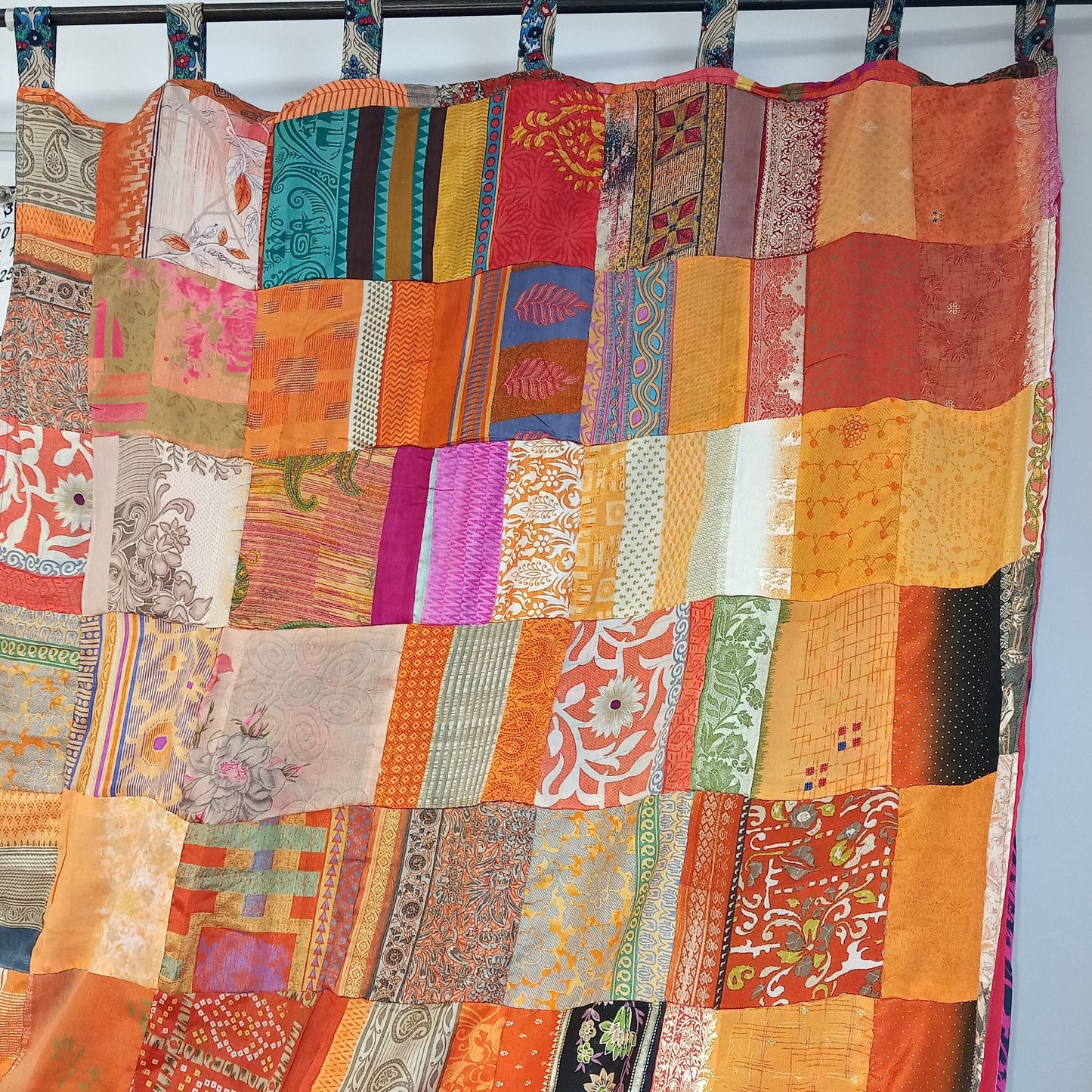 Cortina Bohemia Multicolor A DOBLE CARA.Envío Gratis y precio sin competencia. Modelo AMANECER