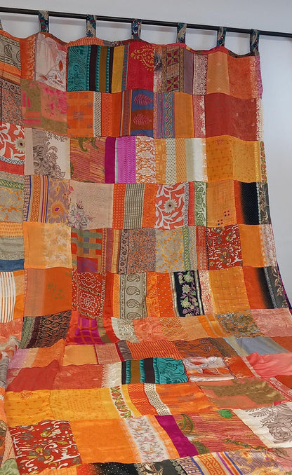 Cortina Bohemia Multicolor A DOBLE CARA.Envío Gratis y precio sin competencia. Modelo AMANECER