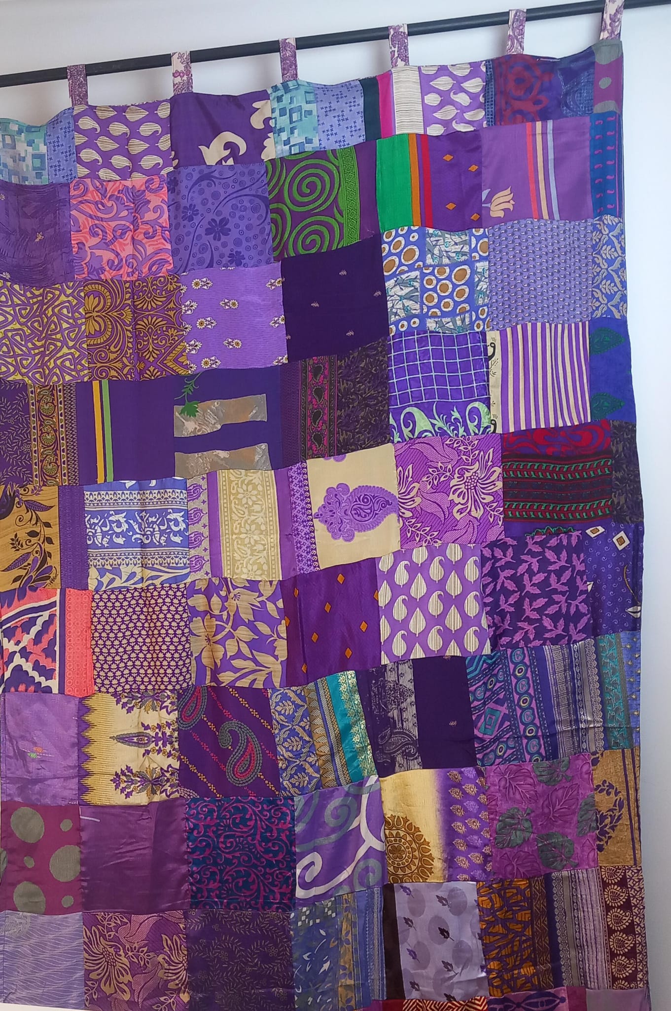 Cortina Bohemia Multicolor A DOBLE CARA.Envío Gratis y precio sin competencia. Modelo ROSE