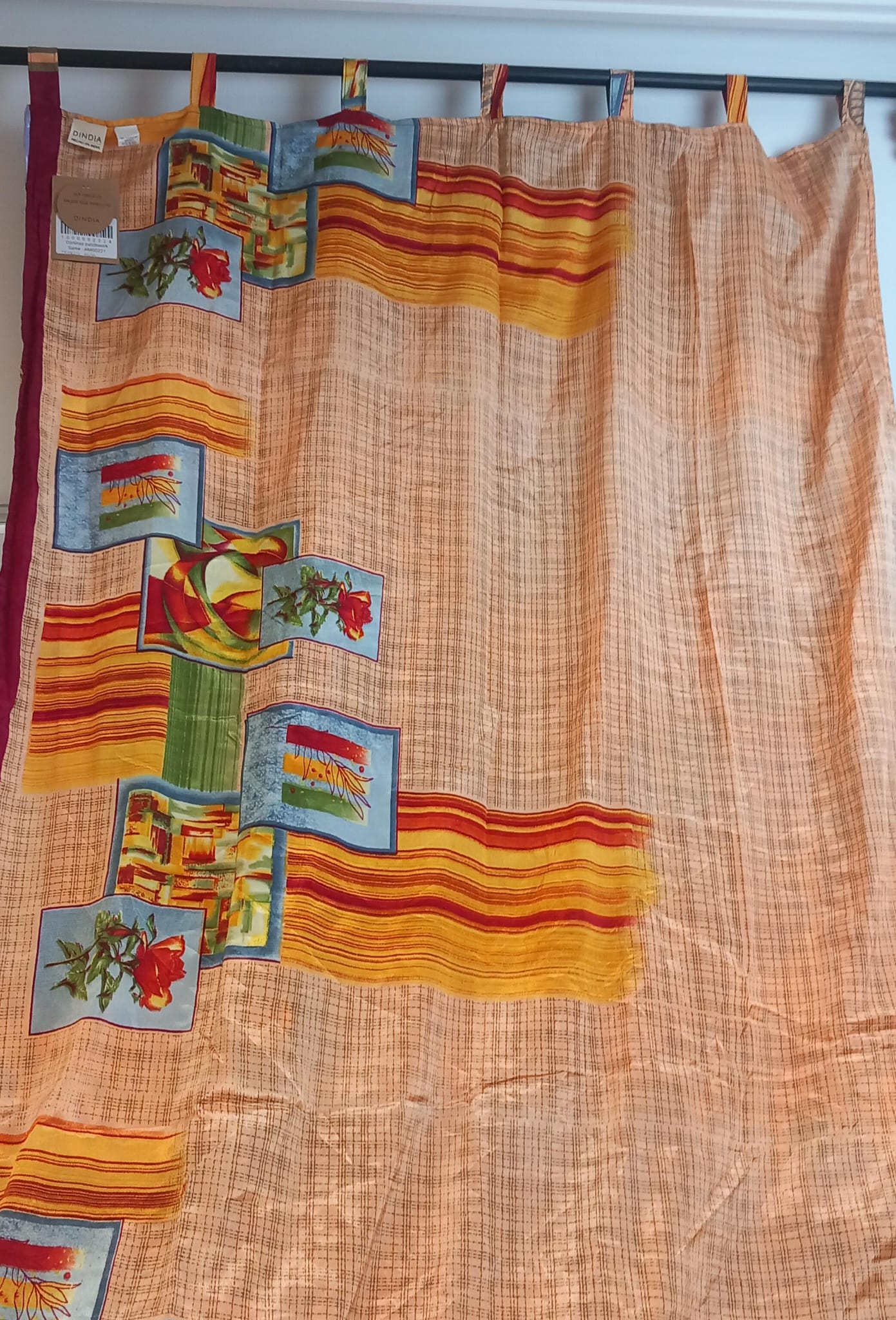 Cortina Bohemia Multicolor A DOBLE CARA.Envío Gratis y precio sin competencia. Modelo ALMA