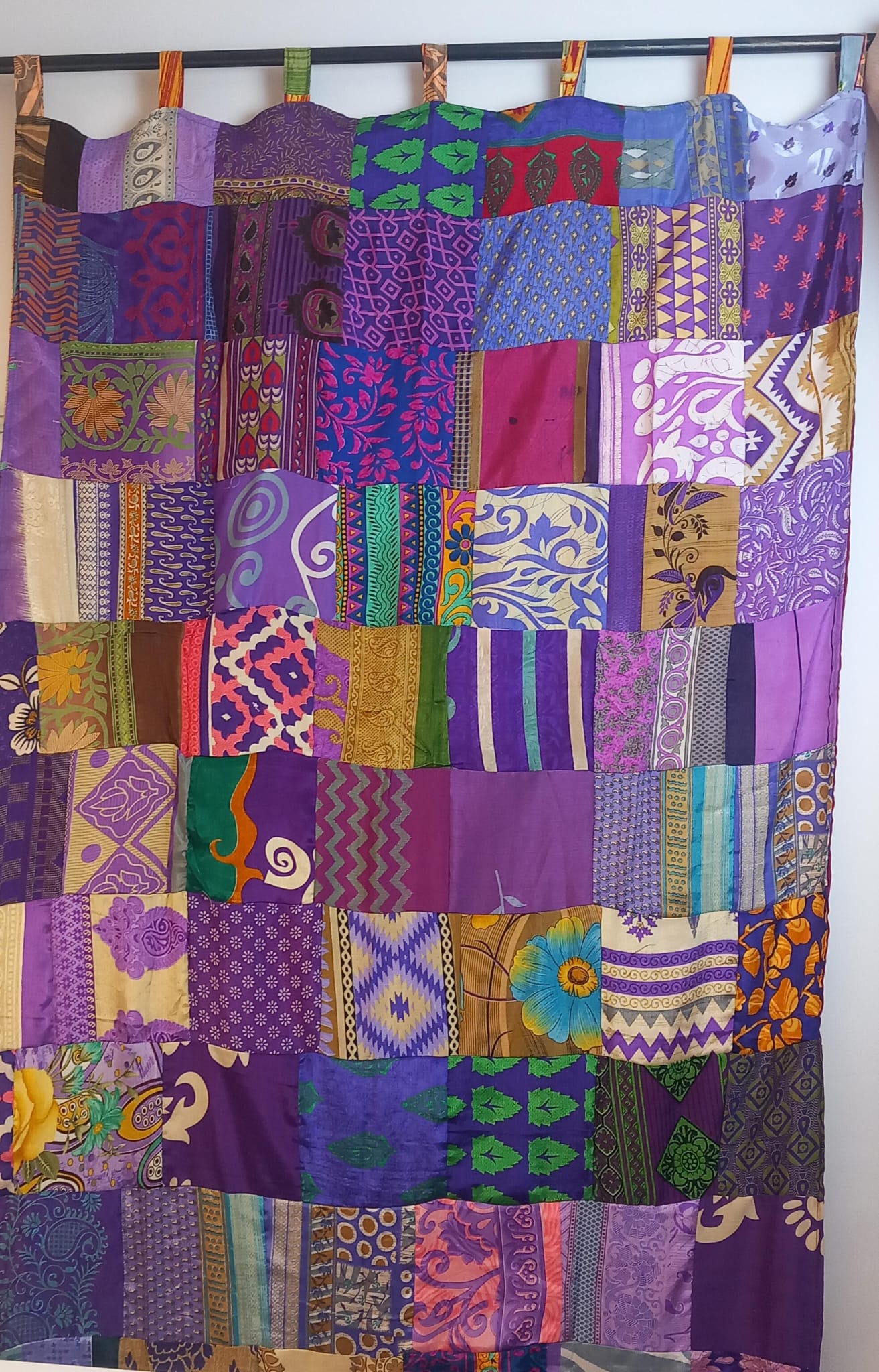 Cortina Bohemia Multicolor A DOBLE CARA.Envío Gratis y precio sin competencia. Modelo ALMA