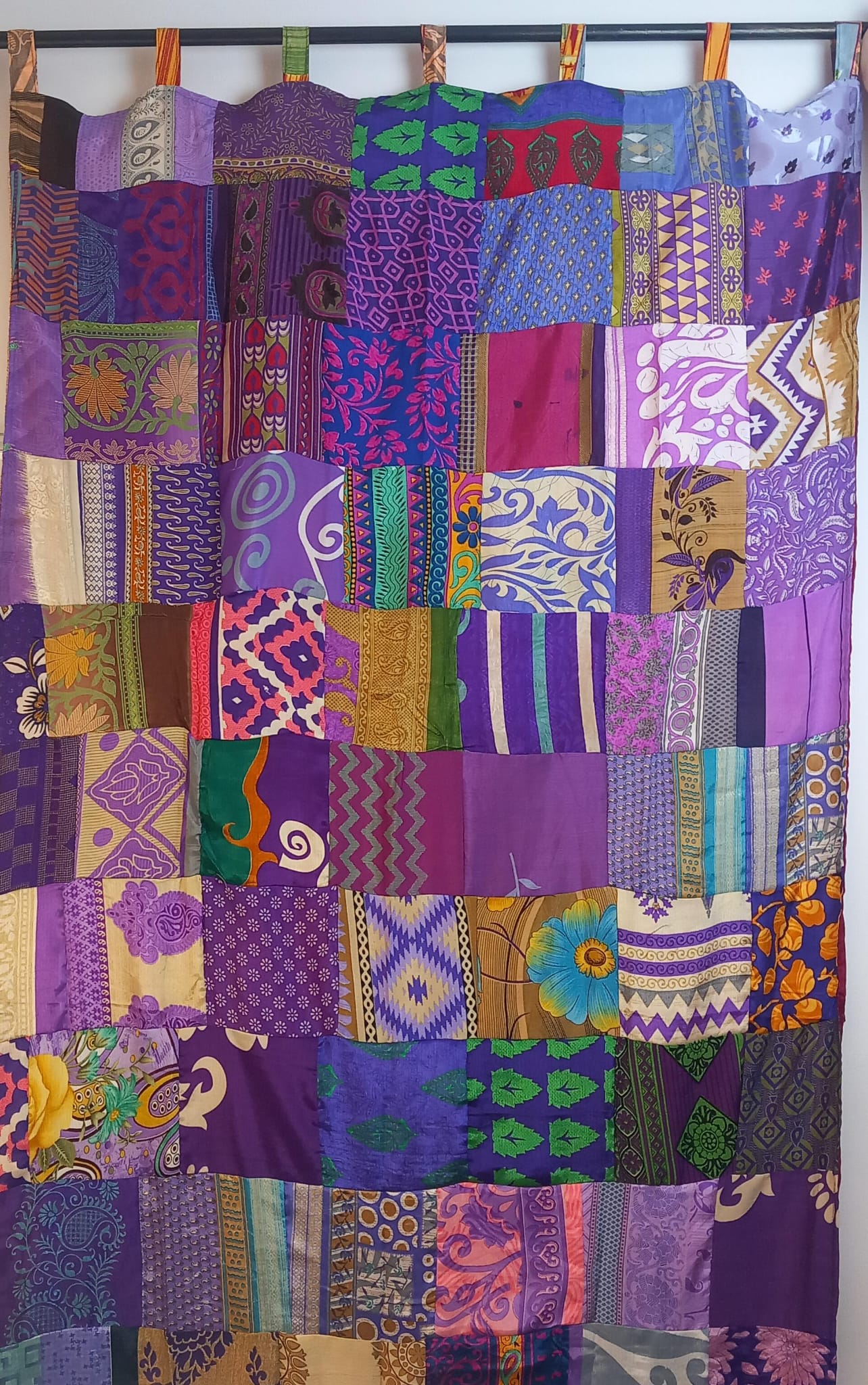 Cortina Bohemia Multicolor A DOBLE CARA.Envío Gratis y precio sin competencia. Modelo ALMA