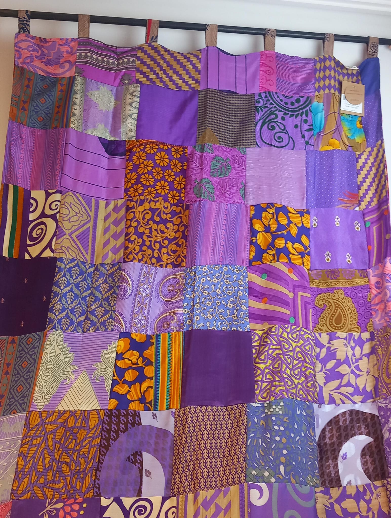 Cortina Bohemia Multicolor A DOBLE CARA.Envío Gratis y precio sin competencia. Modelo MANTRA