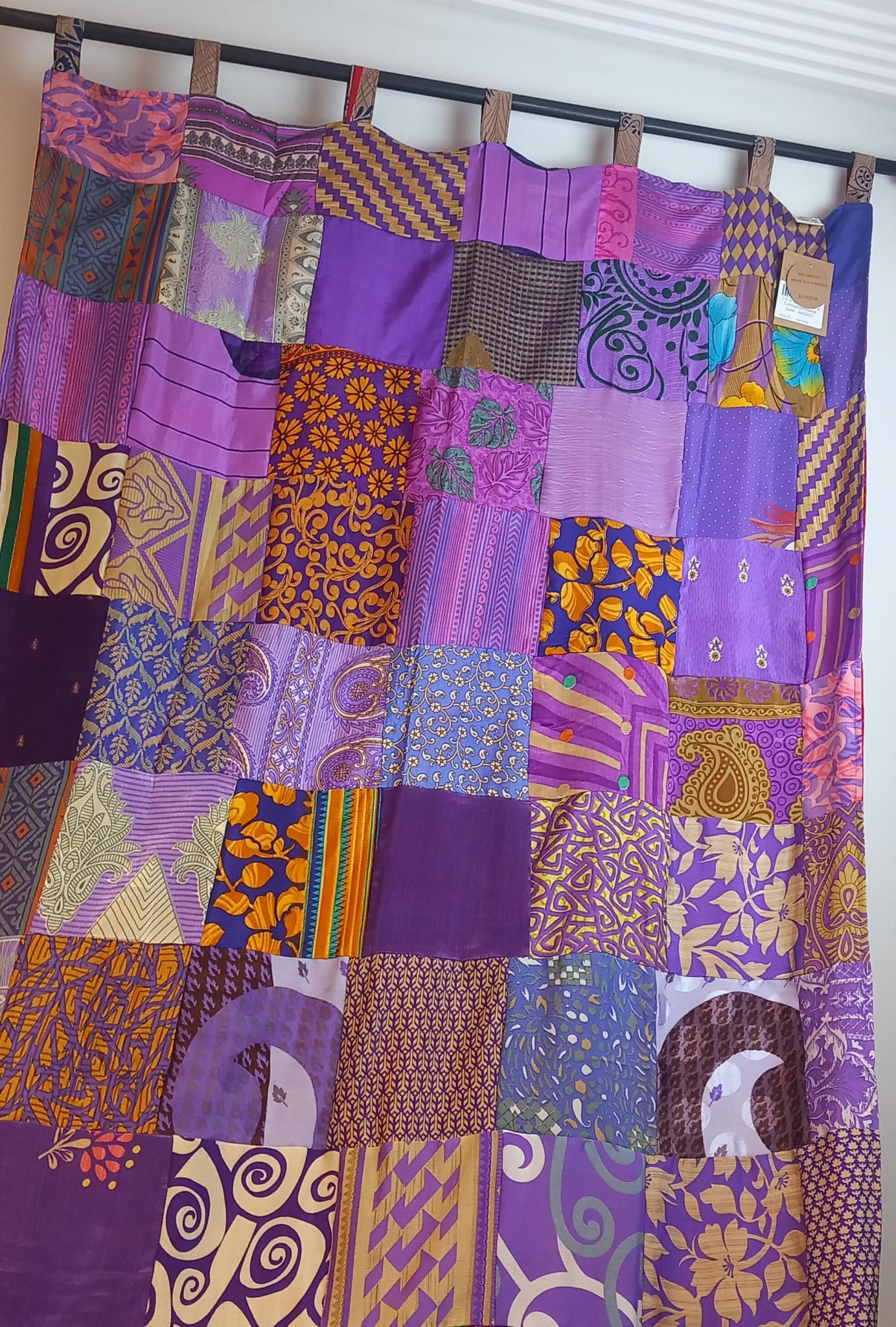 Cortina Bohemia Multicolor A DOBLE CARA.Envío Gratis y precio sin competencia. Modelo MANTRA