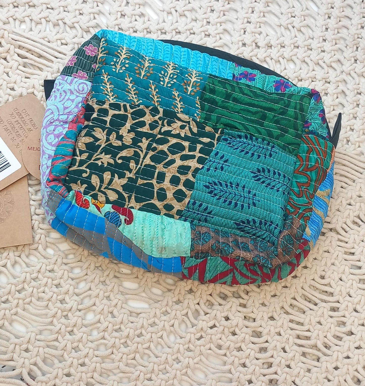 NECESER SAREE, UNA JOYA TEXTIL EN PATCHWORK,MÁGICO Y ÚNICO.ENVÍO GRATIS.