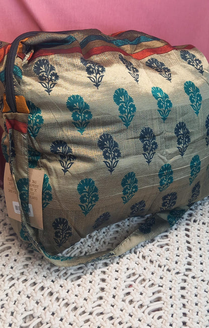 Bolso india 100%artesanía India...Con cremallera.Modelo Brahma.Envío gratis sin pedido mínimo.