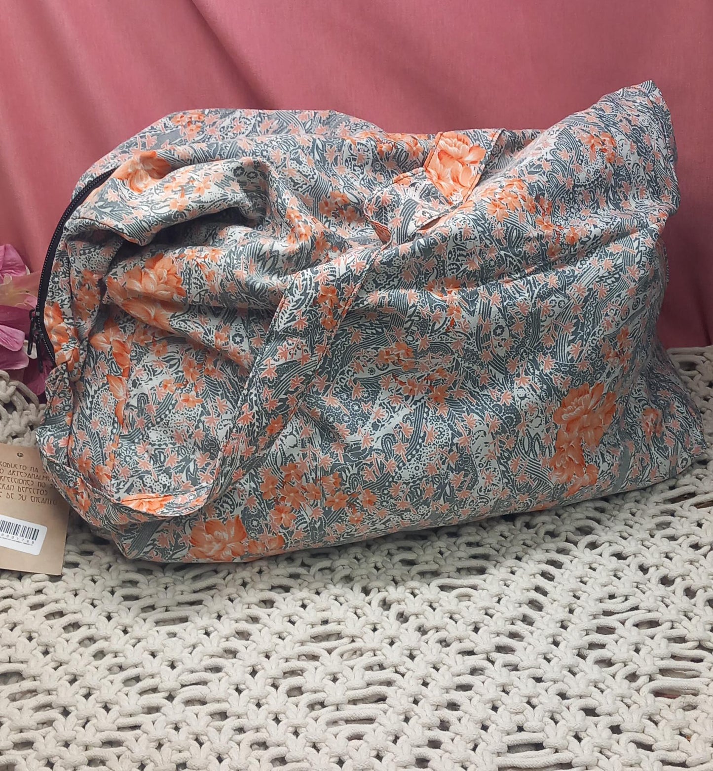 Bolso india 100%artesanía India...Con cremallera.Modelo Veda,es envío gratis sin pedido mínimo.