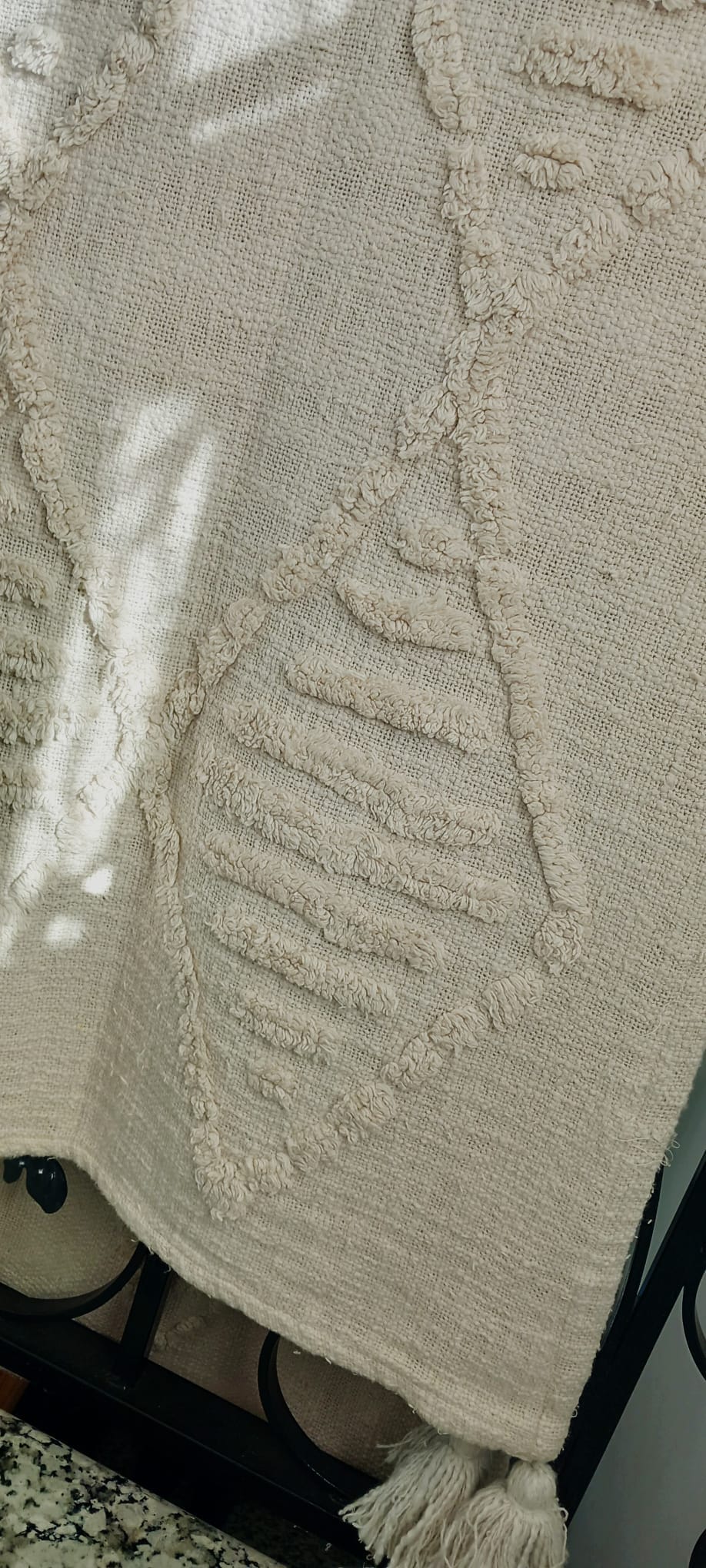 Jarapa Mostaza Plaid de Algodón con borlas en las esquinas.Siempre Precios Bajos y Categoría.Envío Gratis.