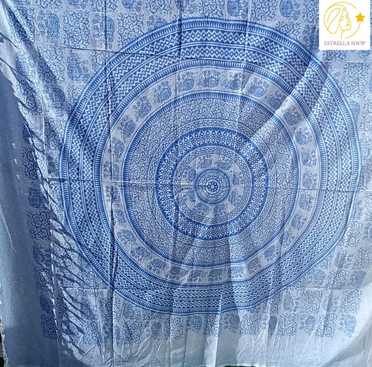 MULTIUSOS CON ELEFANTES Y MANDALA PRECIO SIN COMPETENCIA Y CON ENVÍO GRATIS 210X240CM.