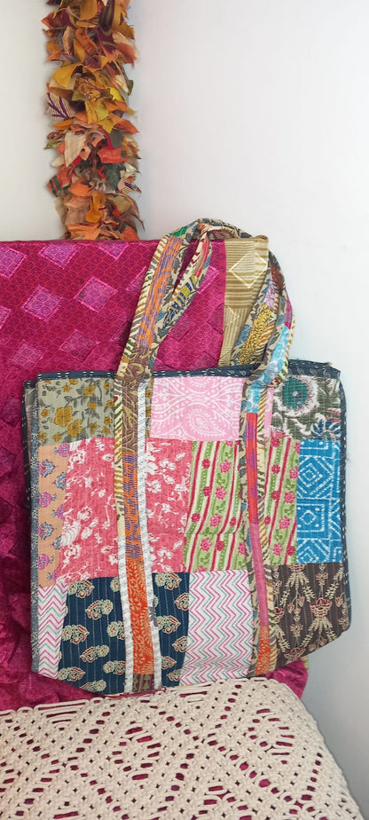 TOTE BAG MULTIFUNCIÓN CON BOLSILLO INTERIOR REVERSIBLE.ENVÍO GRATIS SIN PEDIDO MÍNIMO.