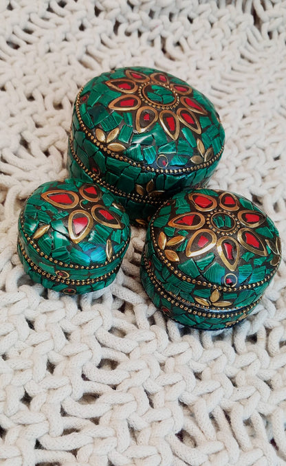 SET DE 3 CAJAS JOYERO INDIA MÁGICA.ENVÍO GRATIS.EL PRECIO ES POR EL SET DE LAS 3.