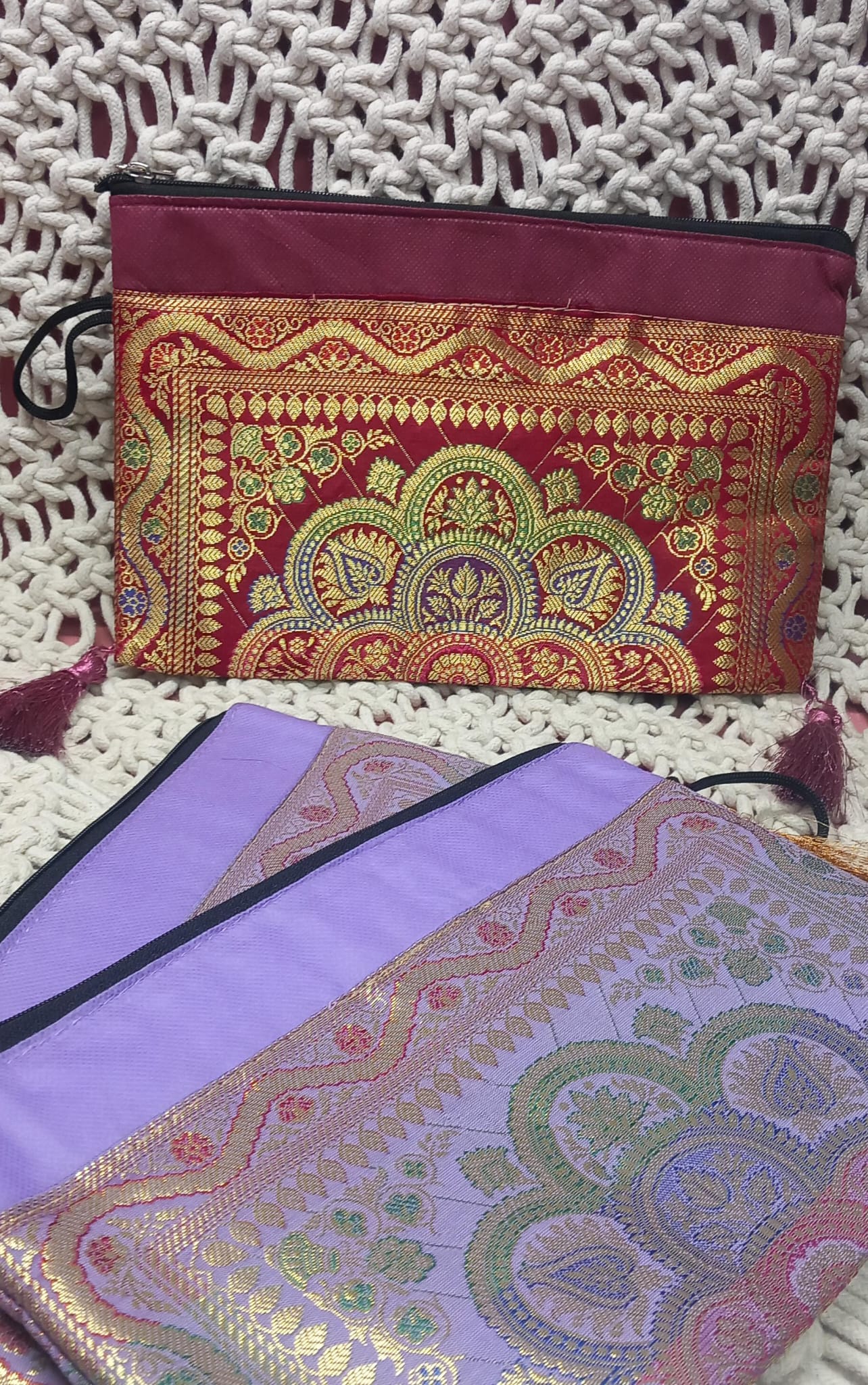 NECESER EN SEDA ELEGANTE IRREPETIBLE Y ESPECIAL. MÁS COLORES EN WEB.ENVÍO GRATIS SIN PEDIDO MÍNIMO.