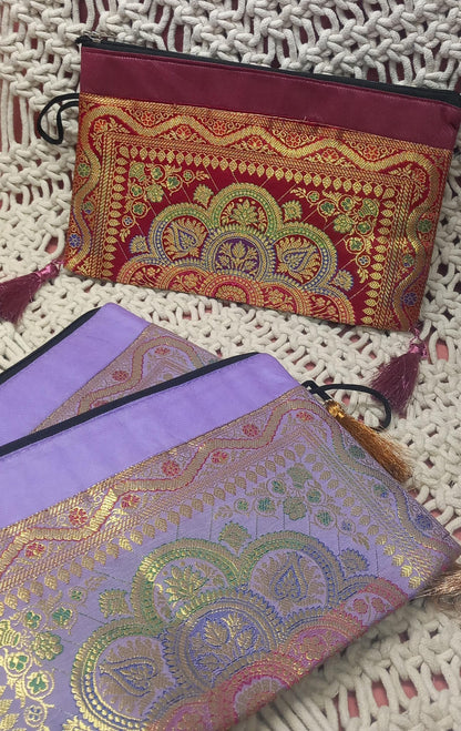 NECESER EN SEDA ELEGANTE IRREPETIBLE Y ESPECIAL. MÁS COLORES EN WEB.ENVÍO GRATIS SIN PEDIDO MÍNIMO.