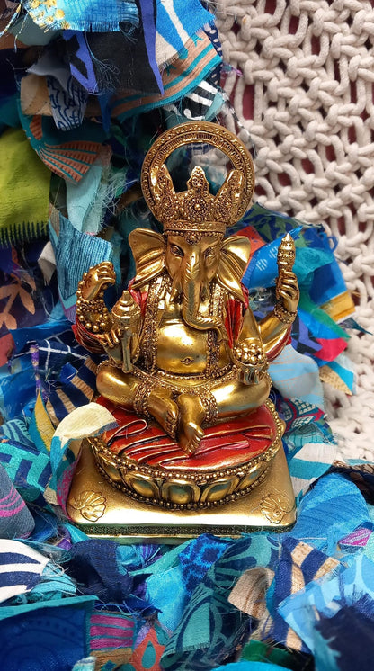Pieza de Ganesha con alma ideal para espacios de calma,meditación o interiorismo con alma.Envío Gratis sin pedido mínimo.