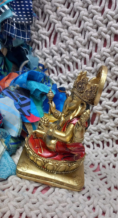 Pieza de Ganesha con alma ideal para espacios de calma,meditación o interiorismo con alma.Envío Gratis sin pedido mínimo.