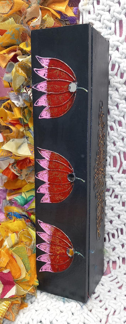 CAJAS DE MADERA ARTESANALMENTE PINTADAS A MANO PARA ESPACIOS DISTINTOS Y CON ALMA.ENVÍO GRATIS SIN PEDIDO MÍNIMO.