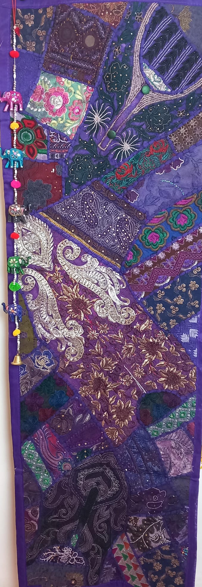 TAPIZ CLÁSICO DEL ARTE TEXTIL MÁS TRADICIONAL DE INDIA DE 50X150CM EXÓTICO Y EXCLUSIVO.ENVÍO GRATIS SIN PEDIDO MÍNIMO.