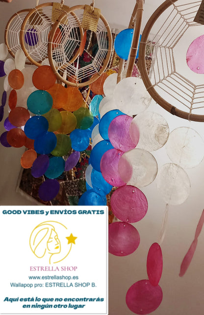 ATRAPASUEÑOS EXCLUSIVO CON SIMBOLISMO PROFUNDO Y BELLEZA ARTESANAL.ENVÍO GRATIS SIN PEDIDO MÍNIMO.