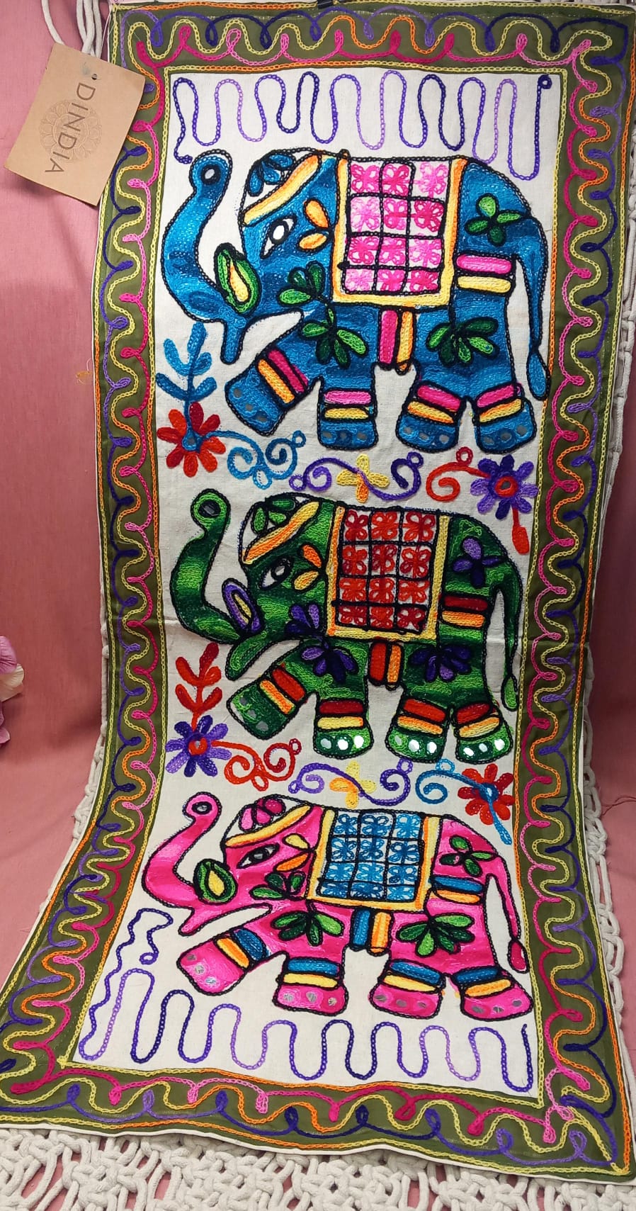 TEXTIL GORA 35X90 PORQUE SOMOS REFERENTES EN ARTESANÍA ESPECIAL.ENVÍO GRATIS SIN PEDIDO MÍNIMO.