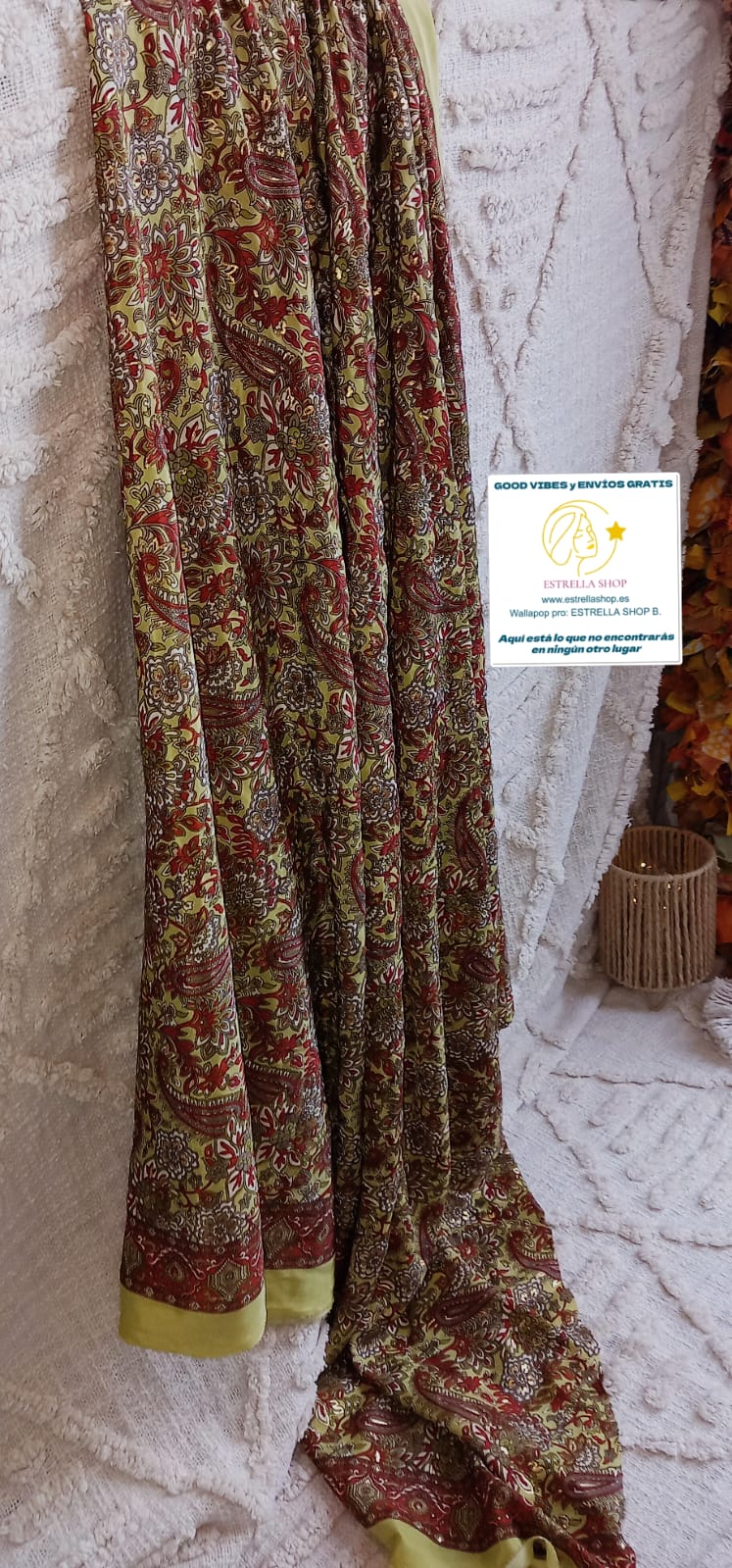 TELAS SEDOSAS SAREE,TESORO TEXTIL LLENO DE HISTORIA Y TRADICIÓN.ENVÍO GRATIS SIN PEDIDO MÍNIMO.