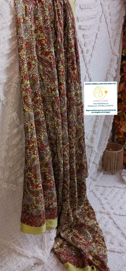 TELAS SEDOSAS SAREE,TESORO TEXTIL LLENO DE HISTORIA Y TRADICIÓN.ENVÍO GRATIS SIN PEDIDO MÍNIMO.