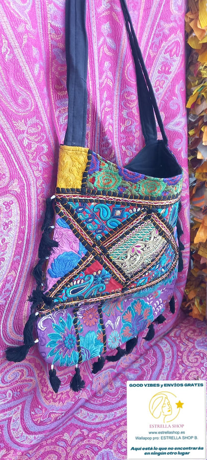 UN BOLSO CON ALMA,SIGNIFICADO Y ESTILO ÚNICO.BOLSO AGRA NAYA.ENVÍO GRATIS SIN PEDIDO MÍNIMO.