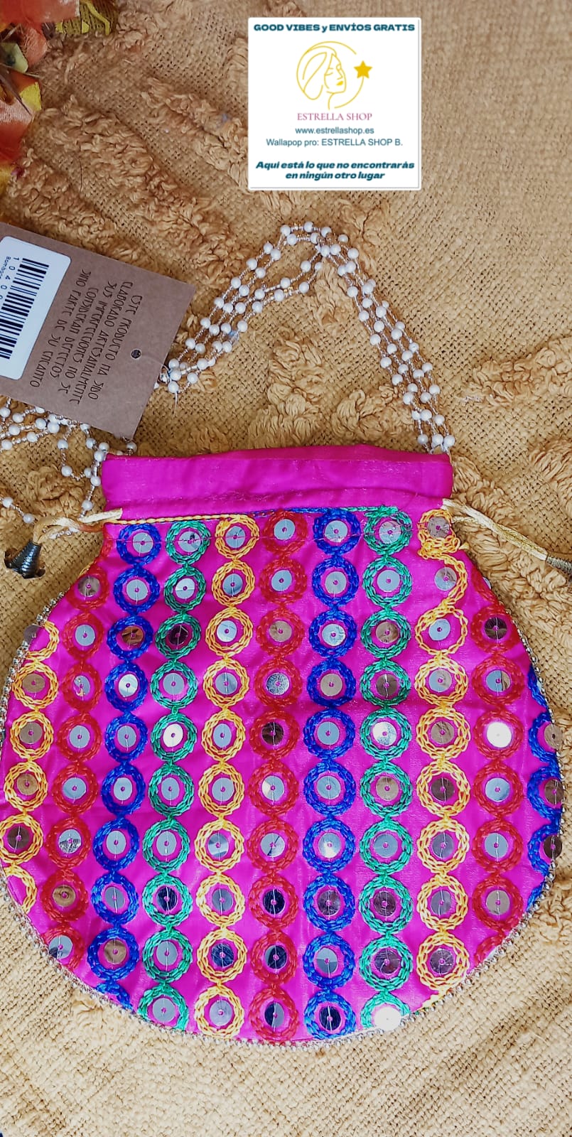 BOMBONERA ESPECIAL ART PRATTI HECHA ARTESANALMENTE EN INDIA.COMPLEMENTO EXCLUSIVO Y DIFERENTE.Varios colores.Precio sin competencia.Envío Gratis.