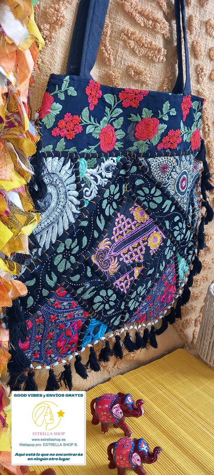 UN BOLSO CON ALMA,SIGNIFICADO Y ESTILO ÚNICO.BOLSO BOMBAY NAYA.ENVÍO GRATIS SIN PEDIDO MÍNIMO.