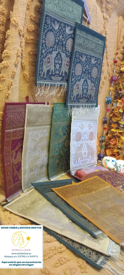 TAPIZ CON BOLSILLO Y FLECO A ELEGIR MULTIFUNCIÓN."MAGIA INDIA"ENVÍO GRATIS SIN PEDIDO MÍNIMO.