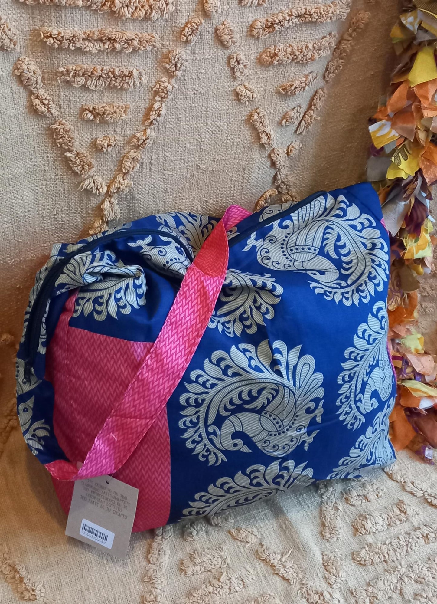 BOLSO SEDA CON CREMALLERA,AUTÉNTICA ARTESANÍA INDIA CON MÁGICOS COLORES.ENVÍO GRATIS SIN PEDIDO MÍNIMO.