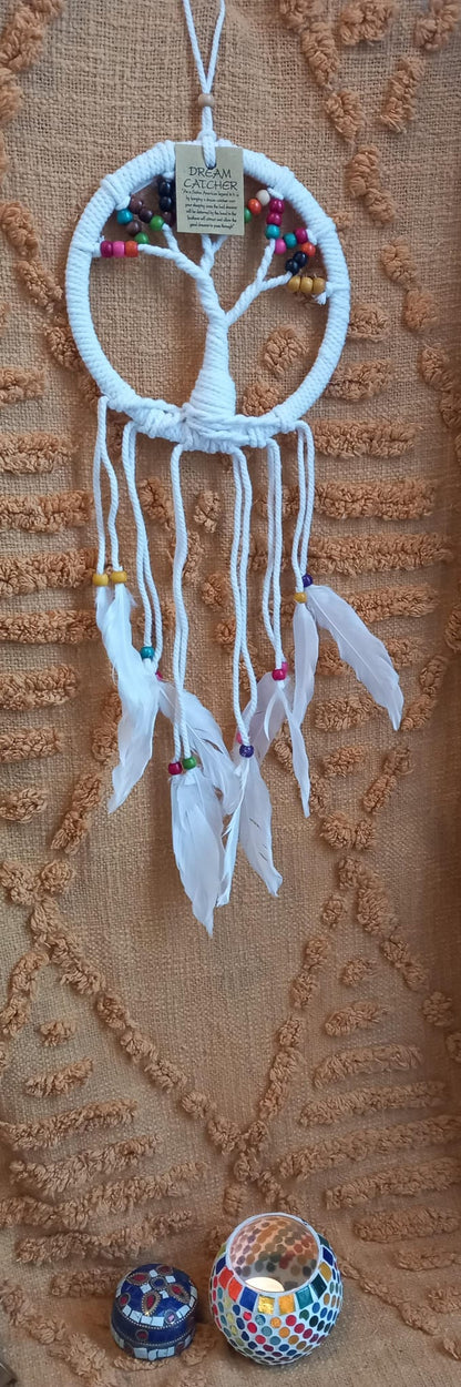 Atrapasueños árbol de la vida con detalles de color.Envío Gratis,precio sin competencia.
