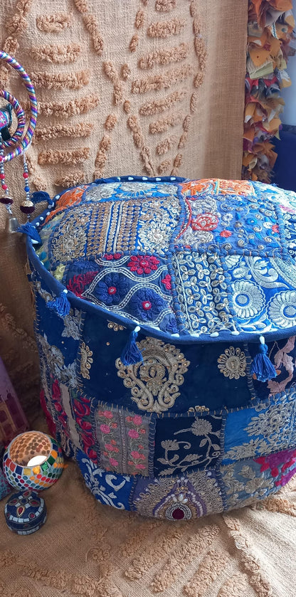 PUFF DECORATIVO PATCHWORK PARA TRANSFORMAR VIBRANTE CUALQUIER AMBIENTE.ENVÍO GRATIS SIN PEDIDO MÍNIMO.