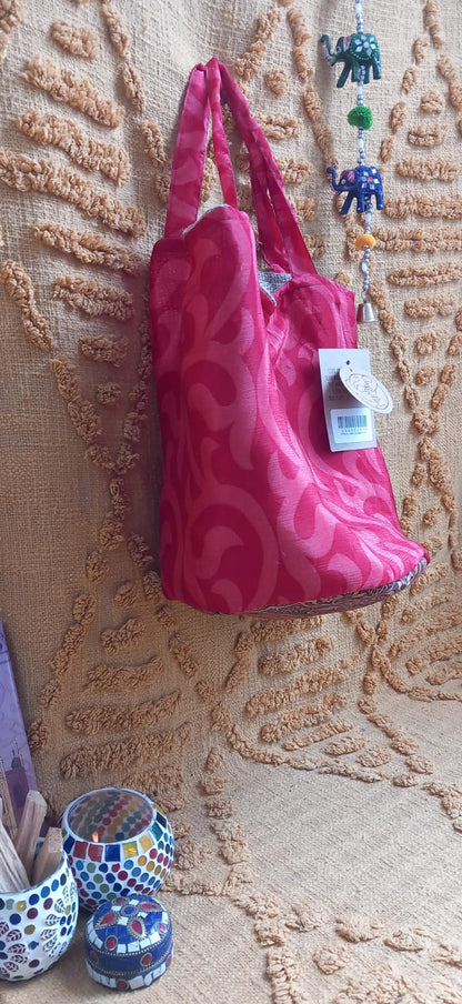 CESTO MULTIFUNCIONAL YUTE SAREE 25X30 ENVÍO GRATIS SIN PEDIDO MÍNIMO