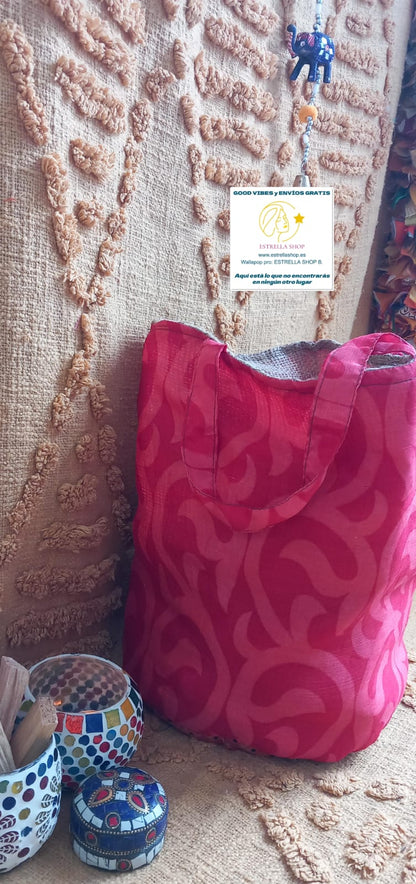 CESTO MULTIFUNCIONAL YUTE SAREE 25X30 ENVÍO GRATIS SIN PEDIDO MÍNIMO