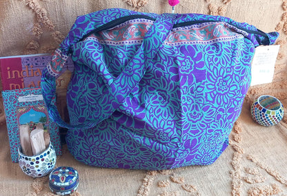 BOLSO SEDA CON CREMALLERA,AUTÉNTICA ARTESANÍA INDIA CON MÁGICOS COLORES.ENVÍO GRATIS SIN PEDIDO MÍNIMO.