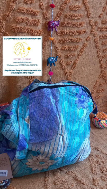 BOLSO SEDA CON CREMALLERA,AUTÉNTICA ARTESANÍA INDIA CON MÁGICOS COLORES.ENVÍO GRATIS SIN PEDIDO MÍNIMO.
