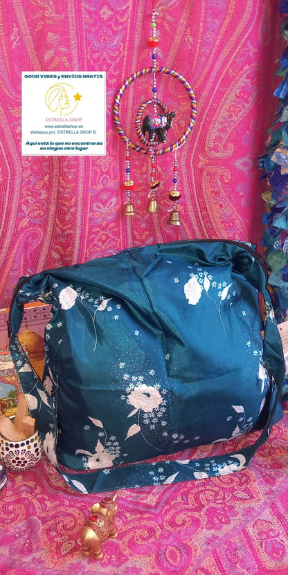BOLSO SEDA CON CREMALLERA,AUTÉNTICA ARTESANÍA INDIA CON MÁGICOS COLORES.ENVÍO GRATIS SIN PEDIDO MÍNIMO.