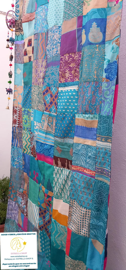 Cada cortina está organizada con de tela a juego de doble cara. Puede usarla por la cara que más le guste. Con estas coloridas cortinas se puede crear un ambiente bohemio acogedor en un instante.&nbsp; Perfecta para ventana o como cortina de puerta, se pueden decorar con estas cortinas de aspecto oriental pero también camas con dosel y asientos.