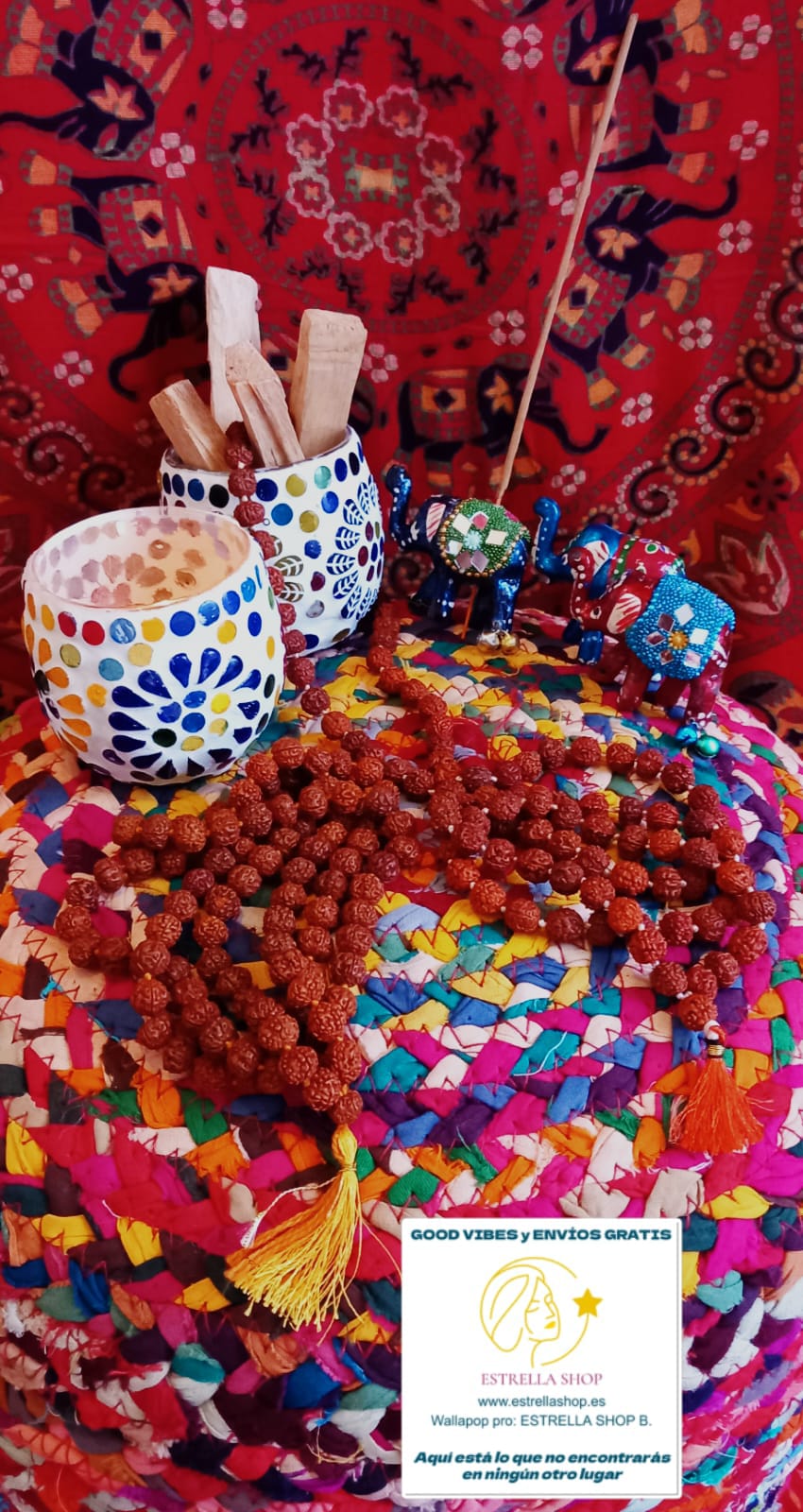 El Collar Mala Semilla Rudraksha es una pieza profundamente espiritual, ideal para quienes valoran la conexión interior y los accesorios con historia.ENVÍO GRATIS SIN PEDIDO MÍNIMO.